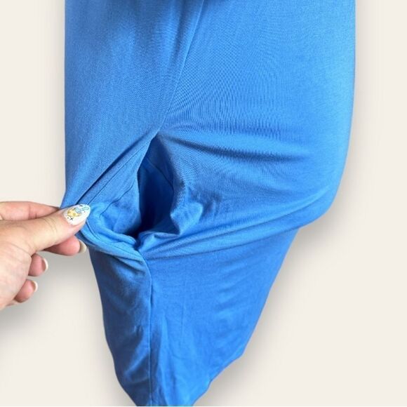 🟢 Cos Blue Stretchy Tunic size Small - Picture 3 of 10